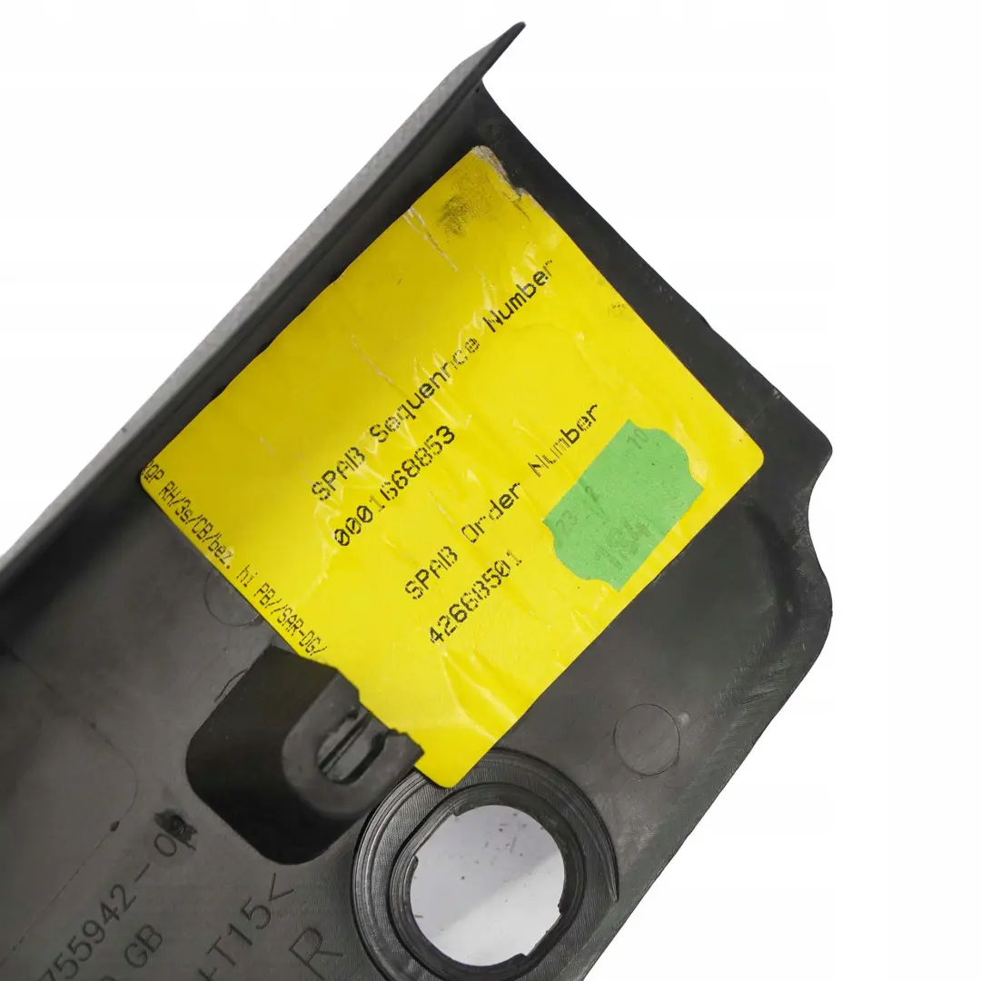 Mini R55 LCI Seitenverkleidung Hinten Rechts Carbon Schwarz Piano Hochglanz - SKU 7299734-1 - Teilenummer 7299734