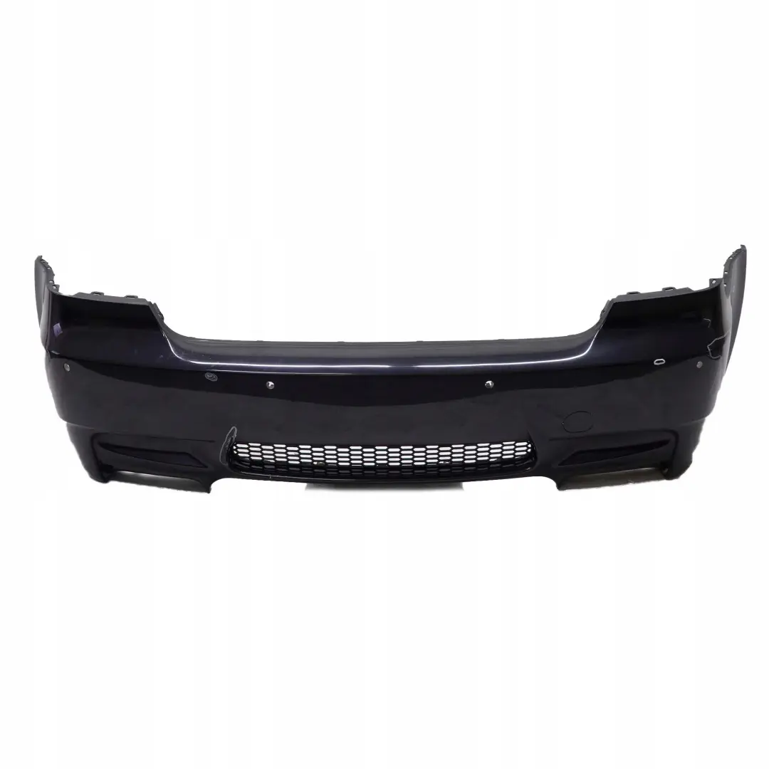 BMW 3 E92 E93 M3 Complete Rear Bumper PDC Jerezschwarz Black Metallic - A73 - SKU 0433104-JEREZ1 - Part number 0433104