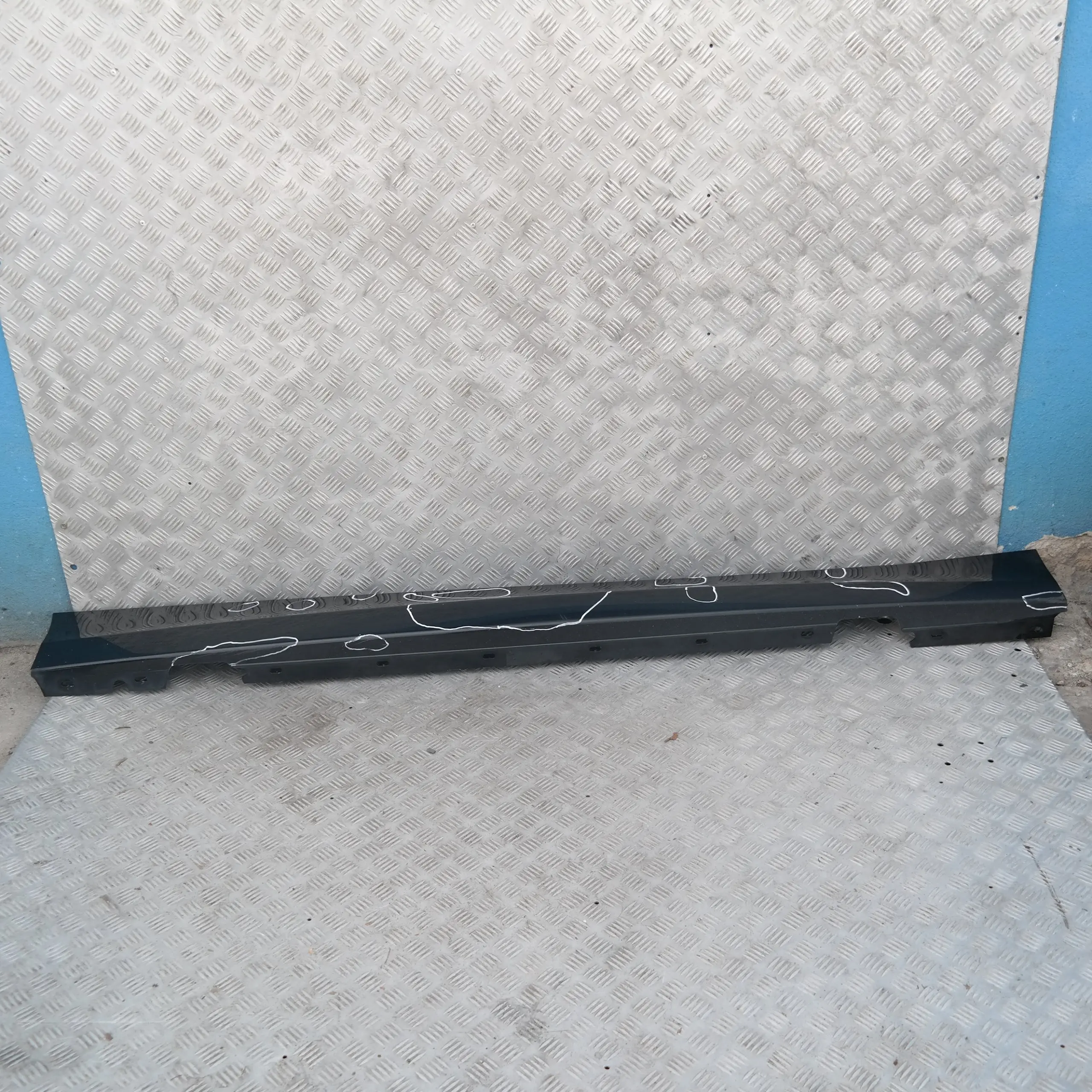 BMW 1 SERIES 8 E87 LCI E87N Sill Strip Side Skirt Right O/S Schwarz II Black 2