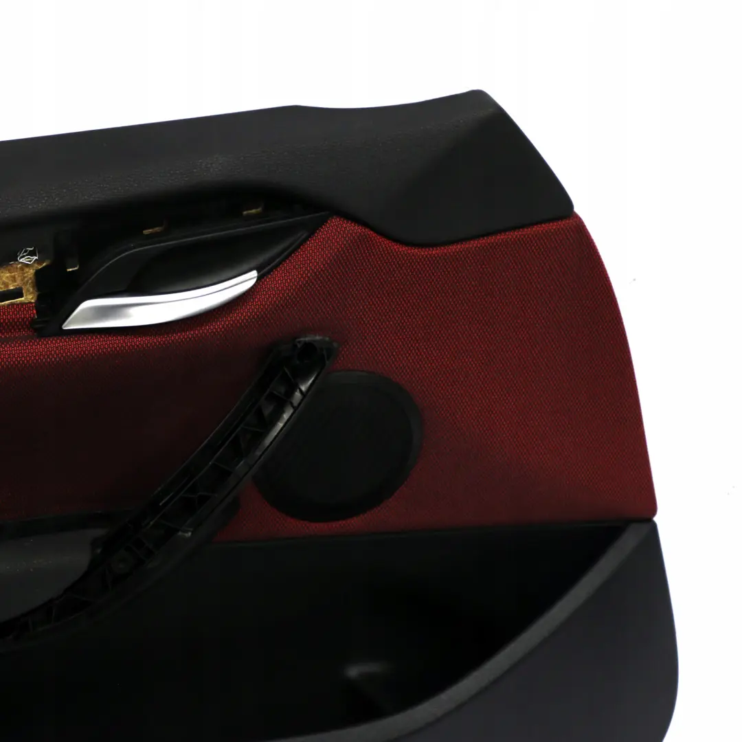 BMW X1 E84 Front Door Card Lining Trim Left N/S Fabric Cloth Vermilion Red - SKU 7320191 - Part number 7320191