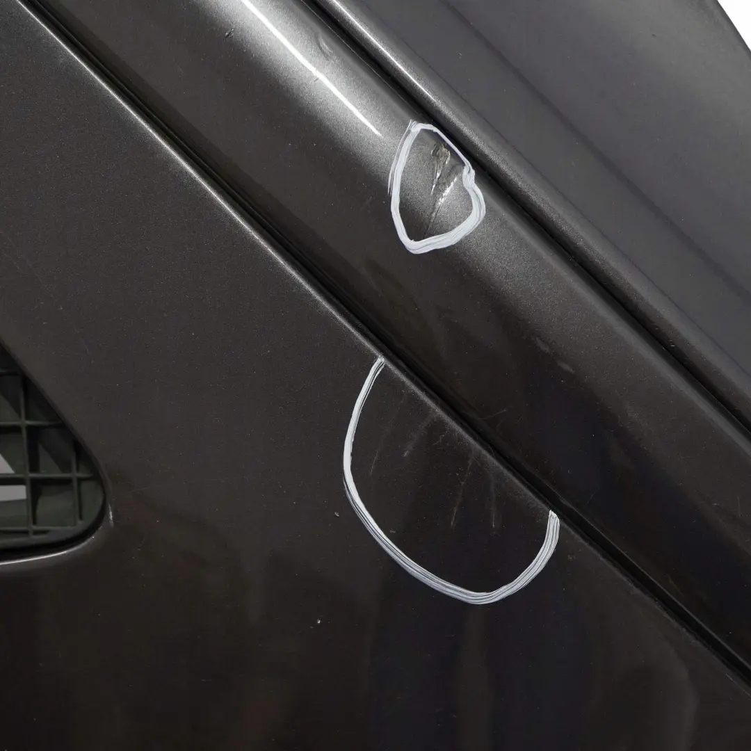 BMW 1 Series E87 3 Complete Front Bumper Trim Panel Sparkling Graphite Metallic - SKU 0032635-SG3 - Part number 0032635
