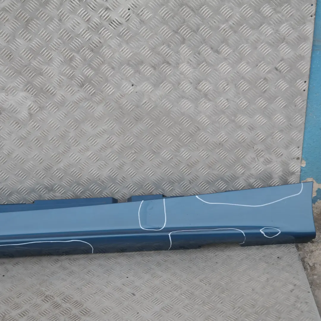  BMW2 E87 Listello Portiera Apertura Gonna SX Blu Sydney Blu A19 - SKU 0032949-SYD12 - Numero di parte 32949