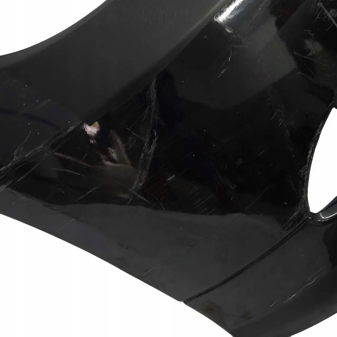 BMW 3 Series E90 E91 3 Complete Front Bumper Trim Panel Black Sapphire - 475 - SKU 0033167-BS3 - Part number 0033167
