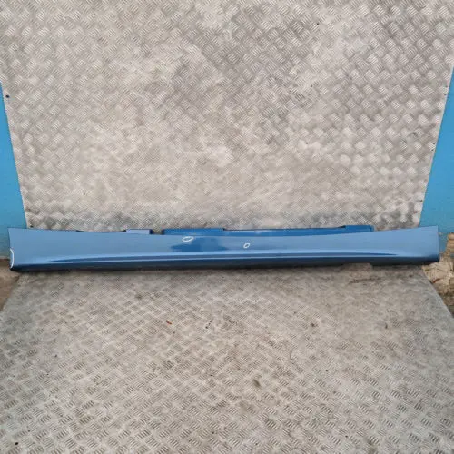 BMW 1 SERIES 3 E87 Sill strip side skirt right O/S Sydney Blau Blue - A19