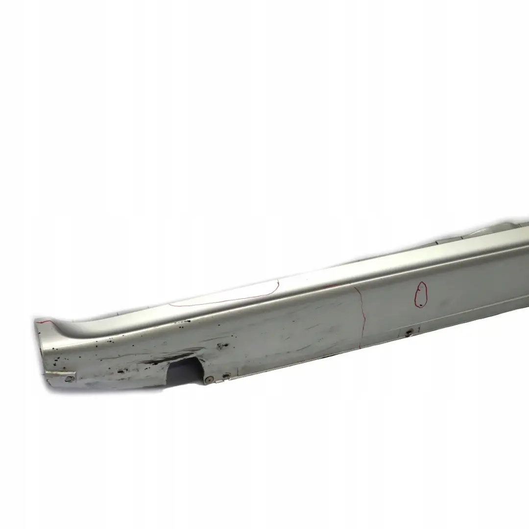  Mercedes-Benz Vaneo W414 Sill Side Cover Skirt Left N/S Brilliant Silver - 9744 - SKU A4146190438-BRS - Part number A4146190438