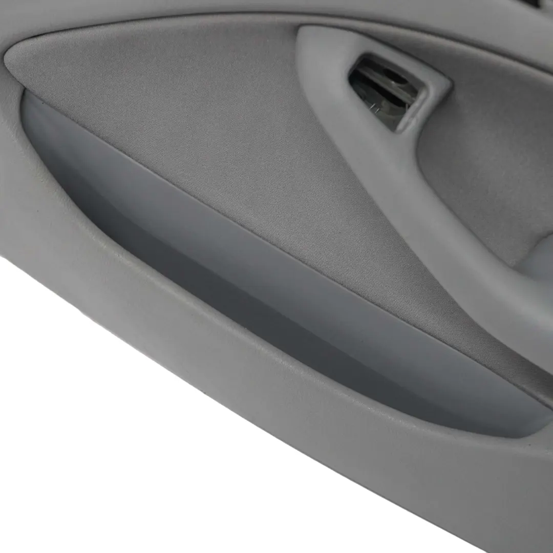 BMW 3 E46 Saloon Touring Front Right O/S Trim Panel Door Card Cloth Fabric Grey - SKU 7043054 - Part number 7043054