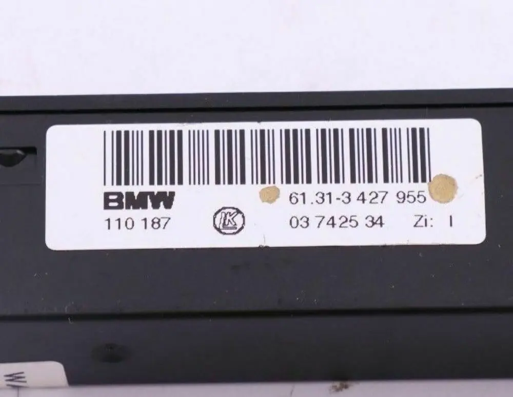 Consola Central DTC PDC Interruptor Centro Cluster 3427955 para BMW E83 LCI con número de pieza 9131527 BMW E83 LCI Consola Central DTC PDC Interruptor Centro Cluster 3427955 - SKU 9131527 - Número de pieza 9131527