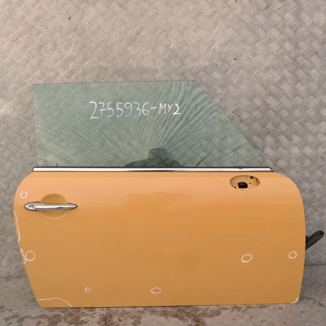Passeggero Porta Anteriore Destra Mellow Giallo per Mini Cooper R55 R56 R57 R58 con numero di parte 2755936 Mini Cooper R55 R56 R57 R58 Passeggero Porta Anteriore Destra Mellow Giallo - SKU 2755936-MY2 - Numero di parte 2755936