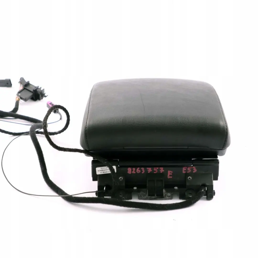 BMW X5 Reihe E53 Mittelkonsole Mittelarmlehne Telefon Leder Schwarz - SKU 8263757 - Teilenummer 8263757