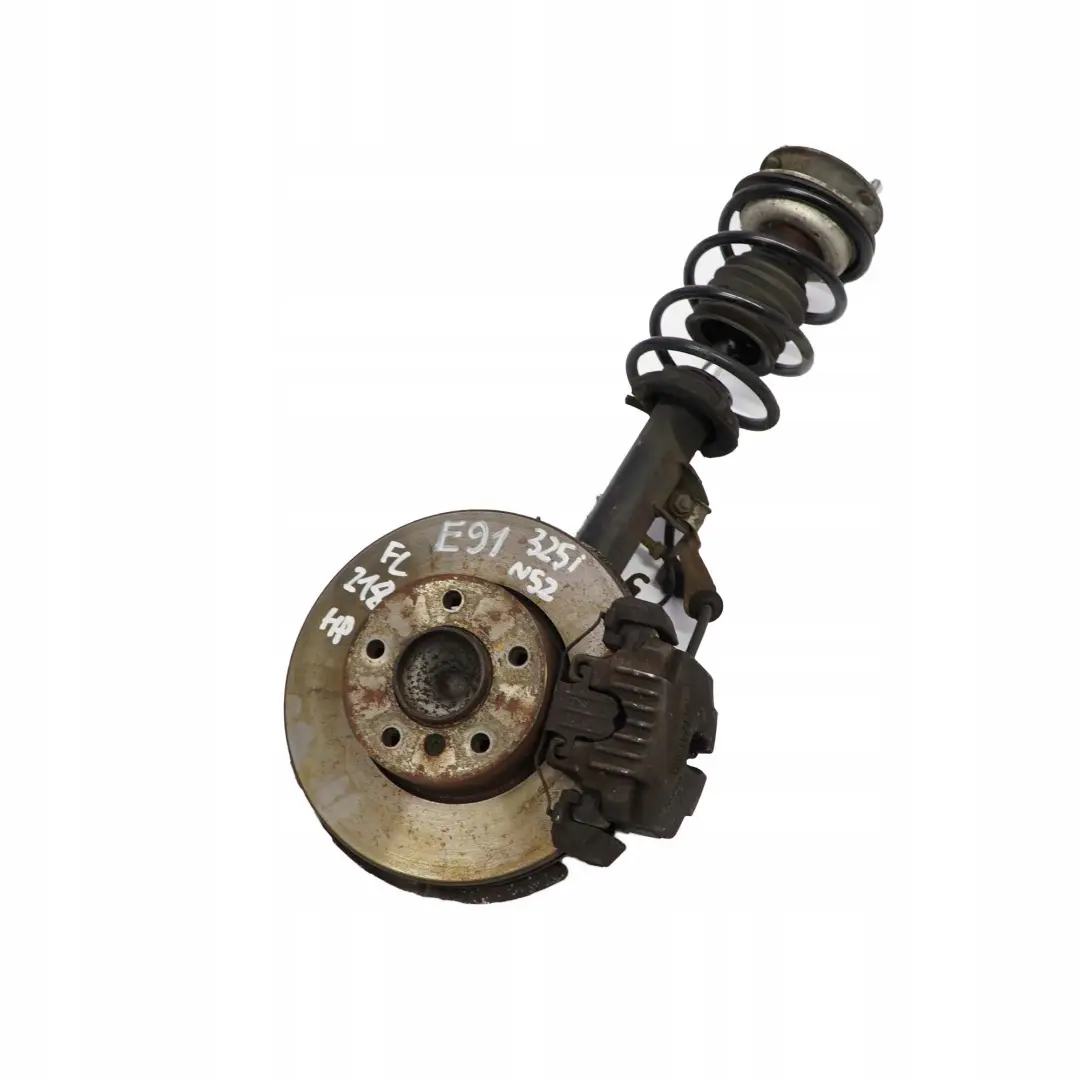 N52 Front Left N/S Spring Strut Brake Suspension Leg Hub to BMW 3 E91 Touring 325i with Part number 6786013 BMW 3 E91 Touring 325i N52 Front Left N/S Spring Strut Brake Suspension Leg Hub - SKU 6786013-4 - Part number 6786013