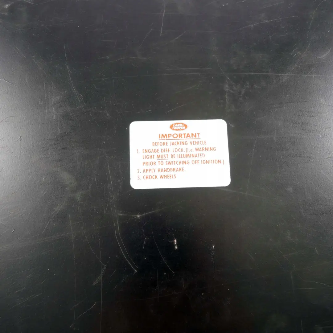 Land Rover Defender Mk1 Rear Seat Base Cubby Box Centre Plate Lid - SKU ALR5112 - Part number ALR5112