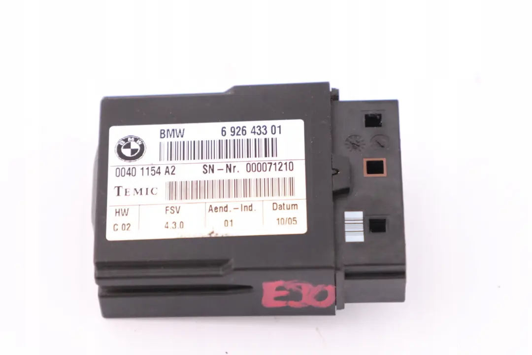BMW E87 E90 E91 Mini R56 R57 Sitzsteuergerät Modul Heizung - SKU 6926433 - Teilenummer 6926433