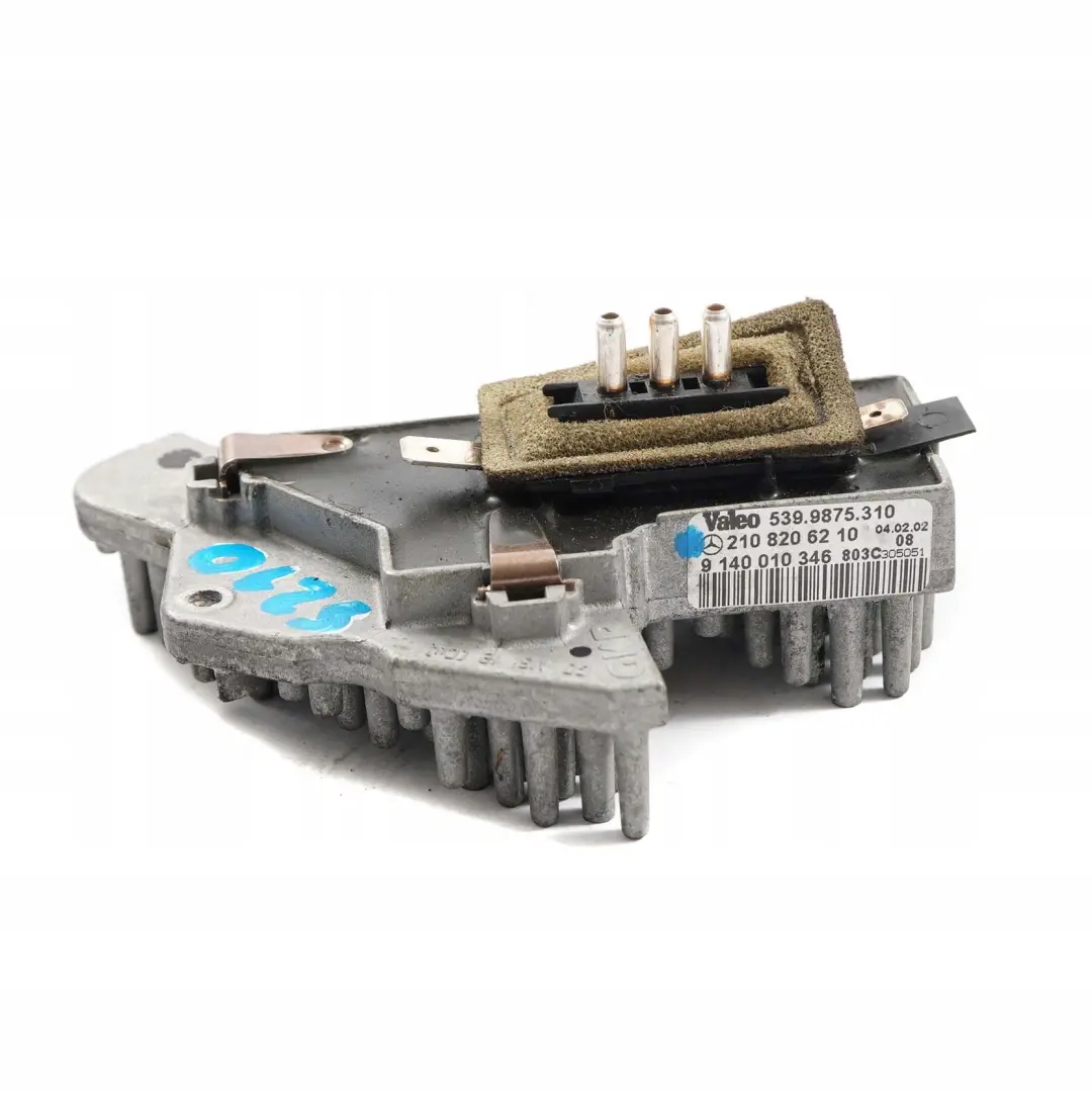 Mercedes-Benz C E Class W202 W210 Heater Blower Motor Fan Resistor to with Part number A2108206210 Mercedes-Benz C E Class W202 W210 Heater Blower Motor Fan Resistor - SKU A2108206210 - Part number A2108206210