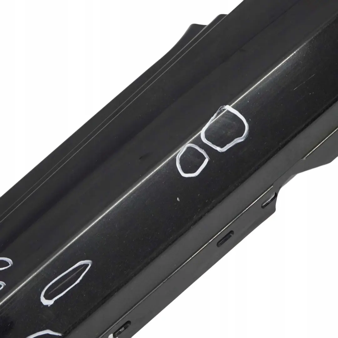 BMW 1 E81 E82 E88 2 Sill Strip Side Skirt Left N/S Schwarz 2 Black - 668 - SKU 0036143-SCH2 - Part number 0036143