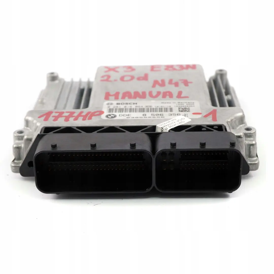 BMW X3 E83 LCI 2.0d N47 Motor ECU Kit DDE EWS4 + Schlüssel Manual - SKU 8506356-1 - Teilenummer 8506356