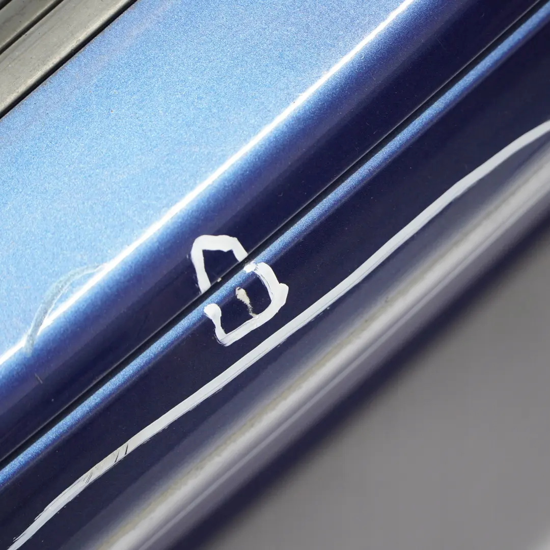 Mercedes-Benz C W203 Rear Bumper Trim Panel Jaspisblau Blue Metallic - 345 to with Part number A2038851625 Mercedes-Benz C W203 Rear Bumper Trim Panel Jaspisblau Blue Metallic - 345 - SKU A2038850825-JAS - Part number A2038851625