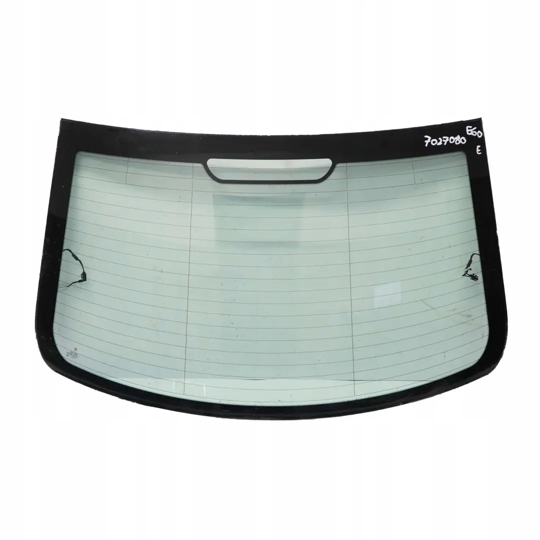 Boot Window Glass Green AS2 to BMW 5 Series E60 Saloon Rear with Part number 7027080 BMW 5 Series E60 Saloon Rear Boot Window Glass Green AS2 - SKU 7027080 - Part number 7027080