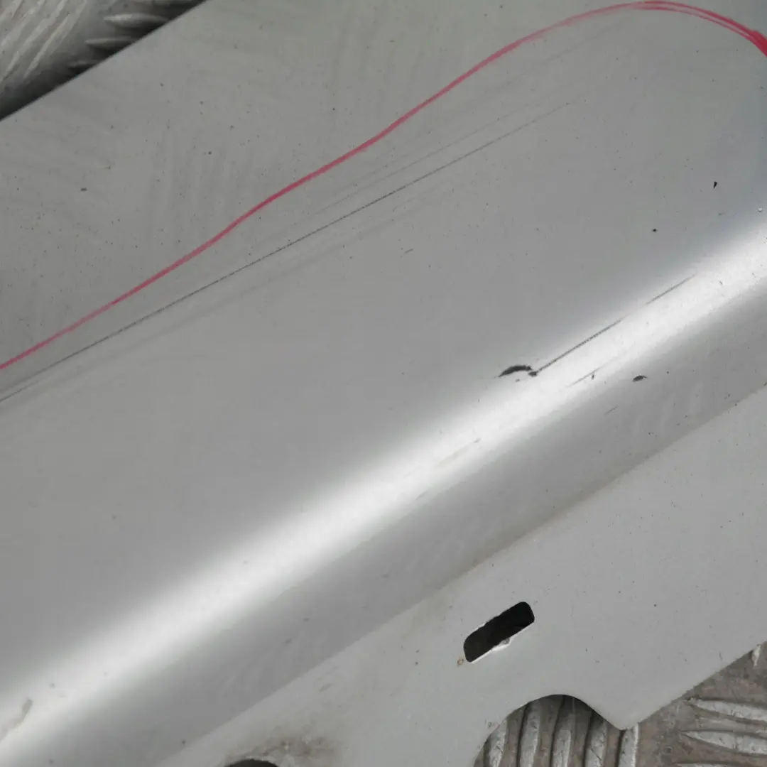 BMW E90 E91 Listello Portiera Apertura Gonne SX Argento-Titanio Argento - SKU 0032951-TS11 - Numero di parte 32951