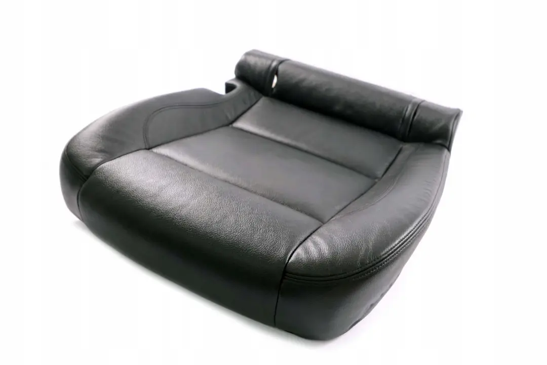 BMW X6 Series E71 Black Leather Rear Left Seat N/S Bench Cover Panel - SKU 9141231 - Part number 9141231