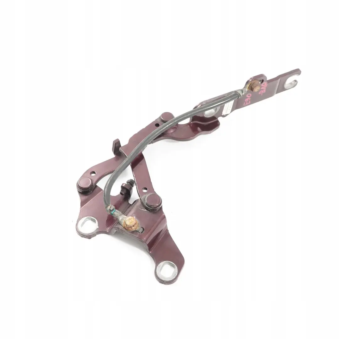 BMW 3 Series E90 Front Left Engine Bonnet Hinge N/S Barberarot Red - A39 - SKU 7115263-BAR - Part number 7115263