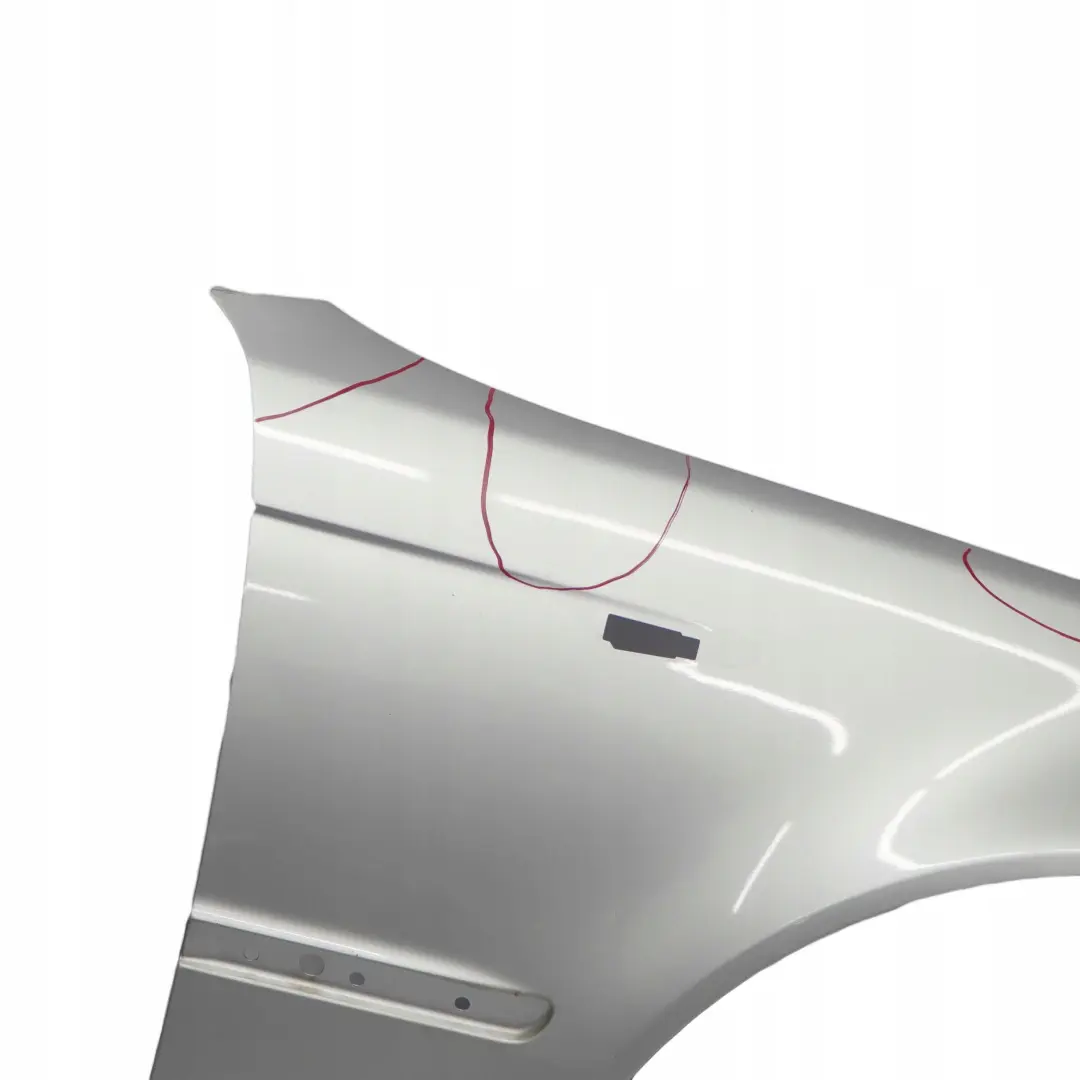 Front Right O/S Side Panel Fender Wing Titansilber - 354 to BMW E46 Saloon Touring with Part number 7042324 BMW E46 Saloon Touring Front Right O/S Side Panel Fender Wing Titansilber - 354 - SKU 7042324-TS - Part number 7042324