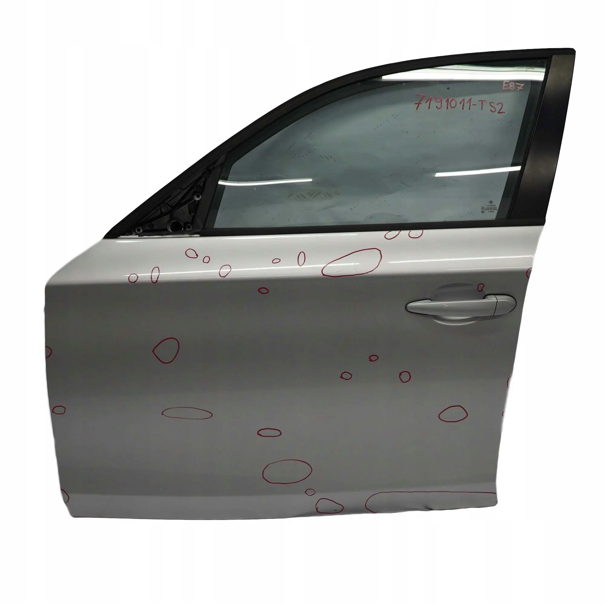 BMW E87 Porta Anteriore Sinistra Titansilber Titan Silver Metallic - 354
