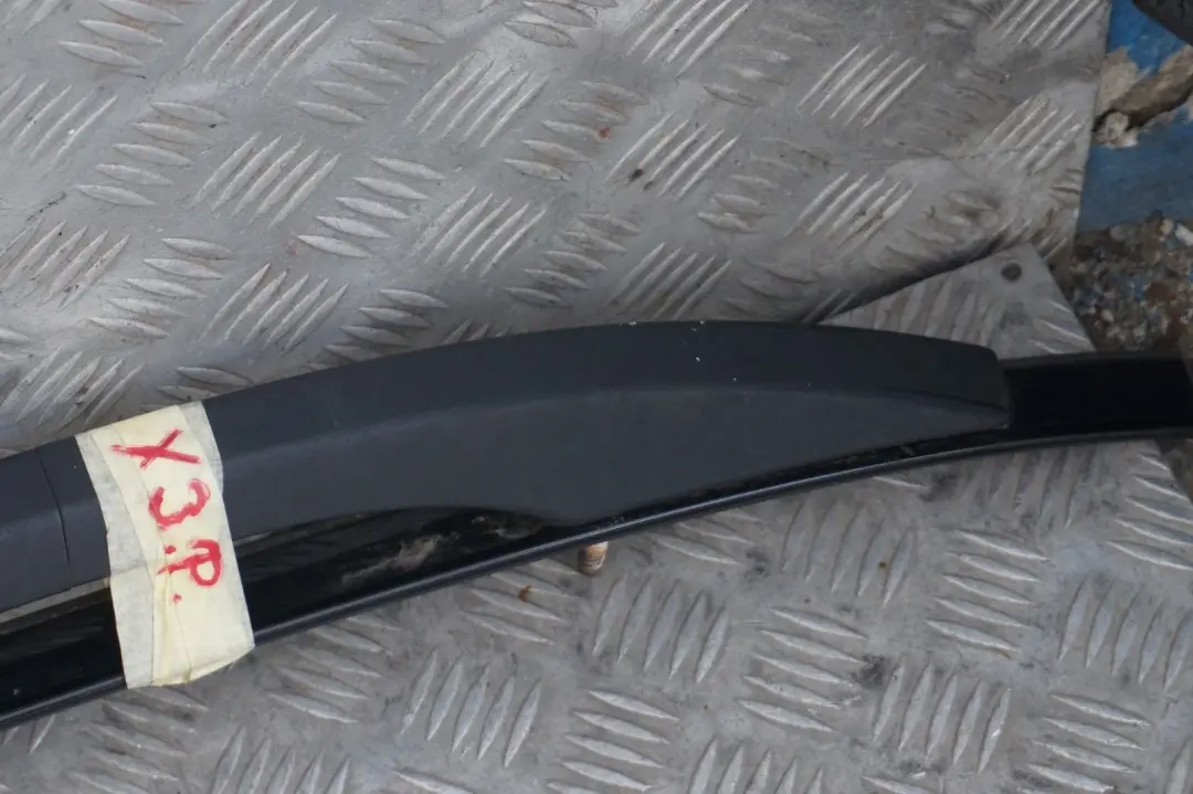 BMW X3 Series E83 Right O/S Roof Railing Rail Rack Bar Schwarz 2 Jet Black - 668 - SKU 0304930-SCH - Part number 7052538