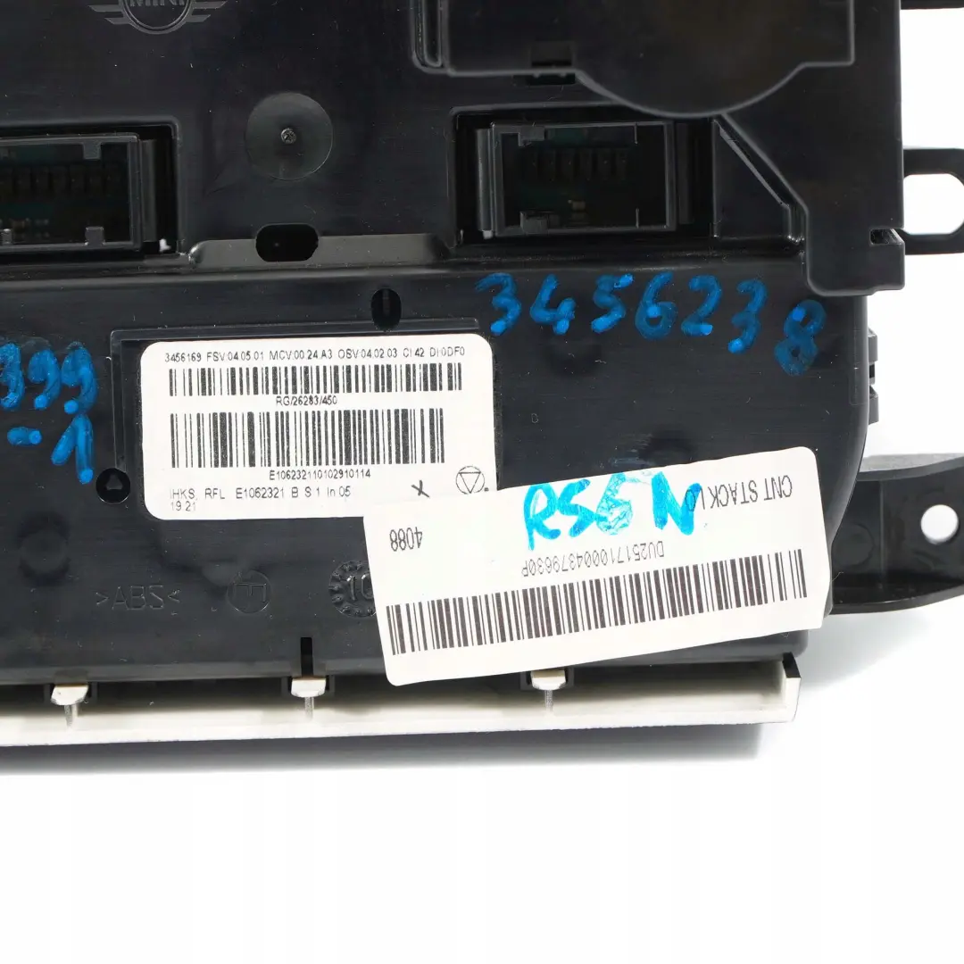 Klimaautomatiksteuerung Steuergerät 3456169 für Mini Cooper R55 R56 LCI mit Teilenummer 3457399 Mini Cooper R55 R56 LCI Klimaautomatiksteuerung Steuergerät 3456169 - SKU 3457399-1 - Teilenummer 3457399