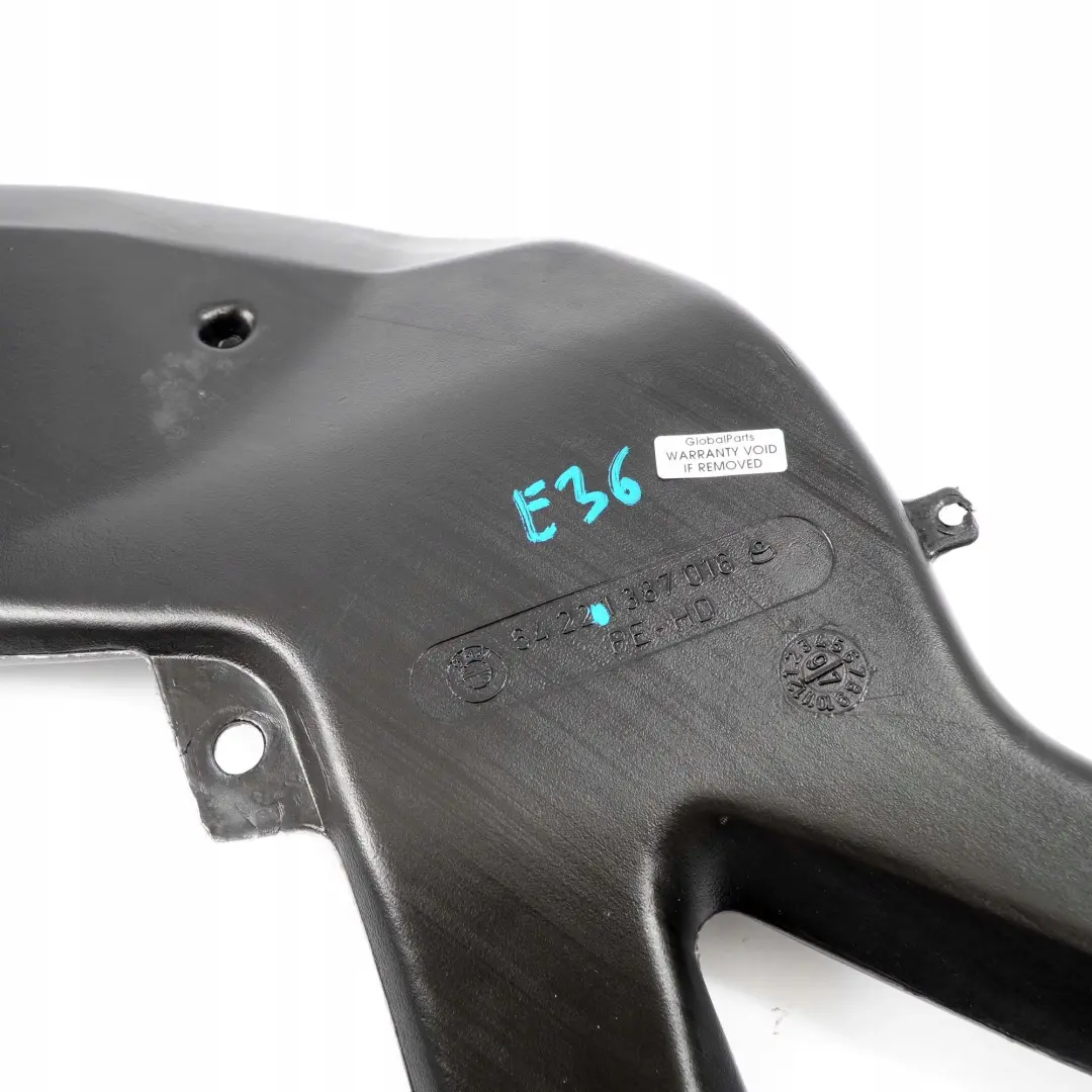BMW 3 Series E36 Rear Right O/S Heater Matrix Air Duct - SKU 1387016 - Part number 1387016
