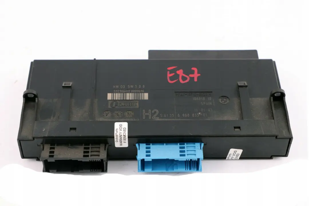 Footwell Control Module Body H2 6135 to BMW 1 Series E87 with Part number 6968835 BMW 1 Series E87 Footwell Control Module Body H2 6135 - SKU 6968835 - Part number 6968835