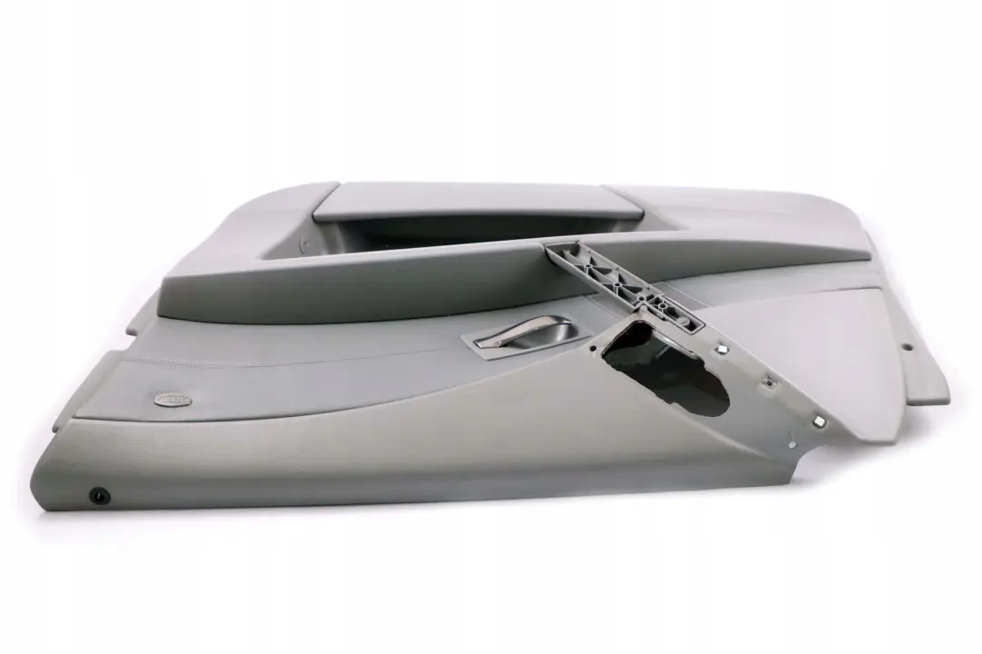 Door Card Lining Leather Trim Panel Front Right O/S Grey to BMW 5 Series E60 E61 2 with Part number 7076170 BMW 5 Series E60 E61 2 Door Card Lining Leather Trim Panel Front Right O/S Grey - SKU 7076170-2 - Part number 7076170