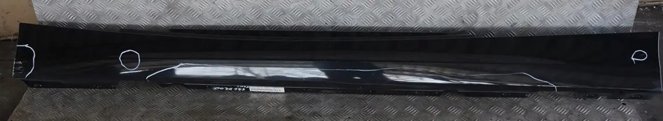 BMW E81 E82 E88 Bas de Porte Couverture Seuil A Gauche Noir Sapphire Noir