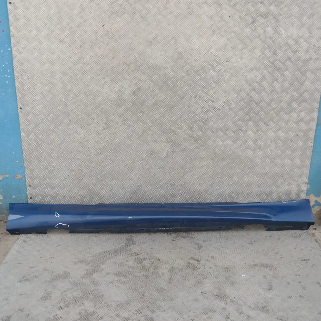 Sill Strip Skirt Right O/S Le Mans Blau Blue to BMW 1 SERIES 1 E81 E82 E88 M SPORT with Part number 51770034732 BMW 1 SERIES 1 E81 E82 E88 M SPORT Sill Strip Skirt Right O/S Le Mans Blau Blue - SKU 0034732-LMB1 - Part number 51770034732