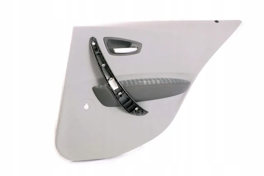 Door Card Trim Panel Rear Right O/S Alaskagrau Grey to BMW 1 Series E87 with Part number 7133354 BMW 1 Series E87 Door Card Trim Panel Rear Right O/S Alaskagrau Grey - SKU 7133354-2 - Part number 7133354
