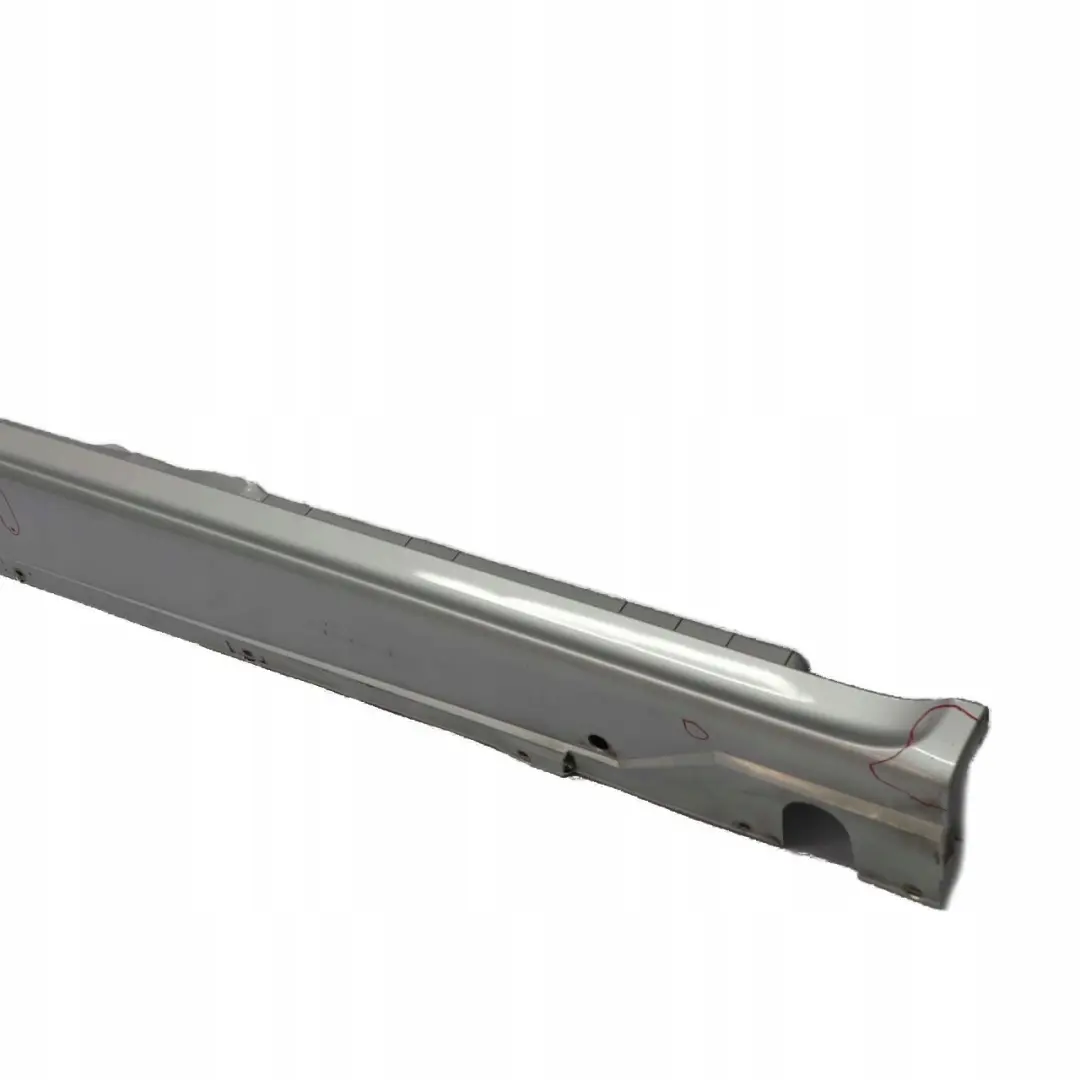  Mercedes-Benz Vaneo W414 Sill Side Cover Skirt Left N/S Brilliant Silver - 9744 - SKU A4146190438-BRS - Part number A4146190438