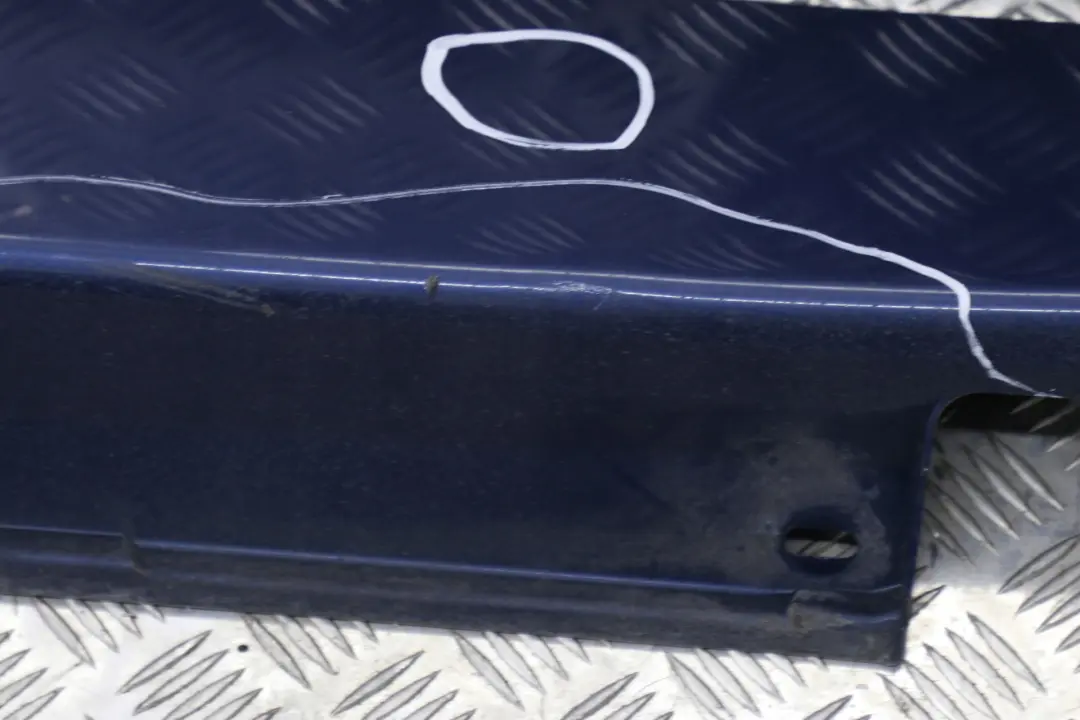 BMW 5 E60 E61 Door Sill Side Cover Skirt Right O/S Mysticblau Blue Metallic A07 - SKU 0150278-MYS1 - Part number 0150278