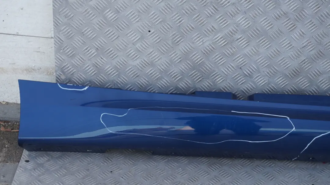 BMW E87 LCI M Sport Listello Portiera Apertura Gonna Destra le Mans Blu Da - SKU 0033556-LMB2 - Numero di parte 51770033556-LMB1