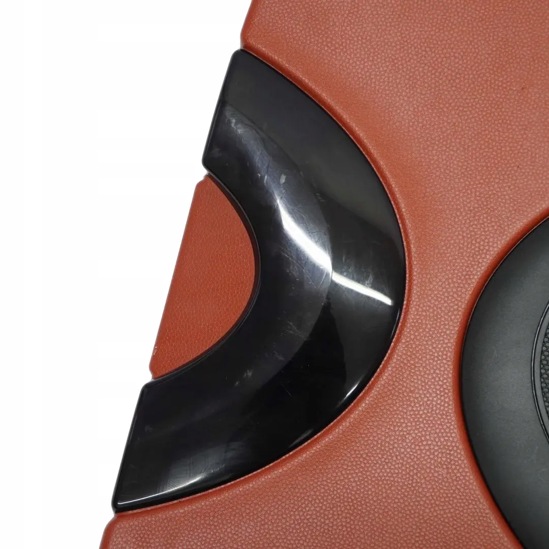 Rivestimento Laterale Posteriore Pannello Porta Redwood Rosso per Mini Cooper R56 con numero di parte 2756054 Mini Cooper R56 Rivestimento Laterale Posteriore Pannello Porta Redwood Rosso - SKU 2756054 - Numero di parte 2756054