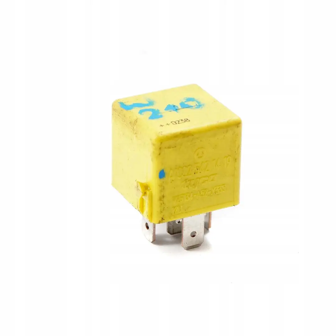 Mercedes A C E M W163 W169 W203 W210 Relay 5-Pin Yellow TYCO - SKU A0025421419 - Part number A0025421419