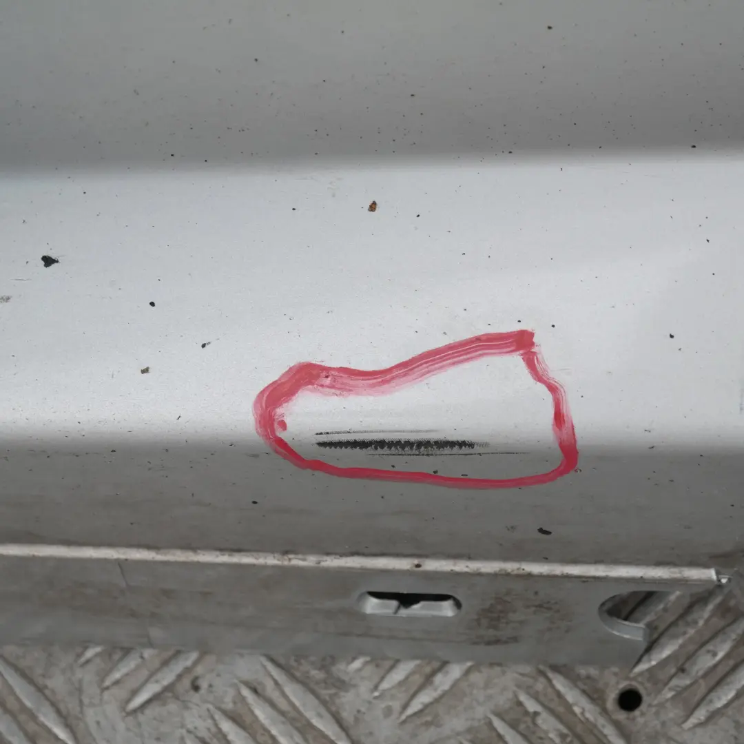 BMW E81 E82 E88 Listello Portiera Apertura Gonna SX Argento-Titanio Silver - SKU 0036143-TS2 - Numero di parte 51770036143