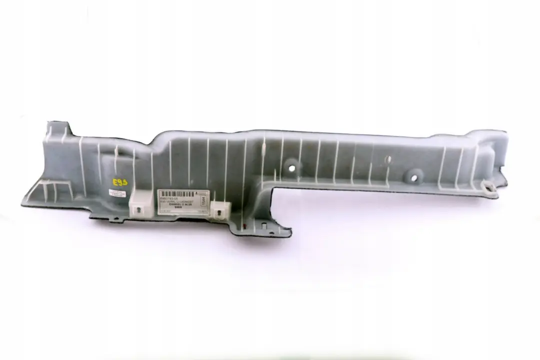 E93N LCI Trunk Trim Panel Left Side Member para BMW E93 con número de pieza 6960793 BMW E93 E93N LCI Trunk Trim Panel Left Side Member - SKU 6960793 - Número de pieza 6960793