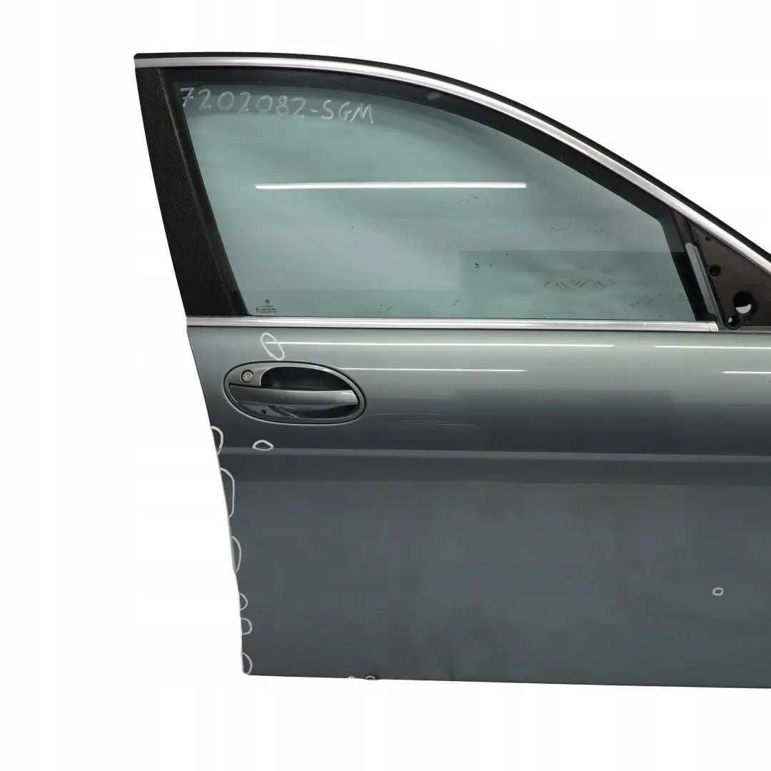 BMW 7 Series E65 E66 Door Front Right O/S Schiefergruen Slate Green - 449 - SKU 7202082-SGM - Part number 7202082