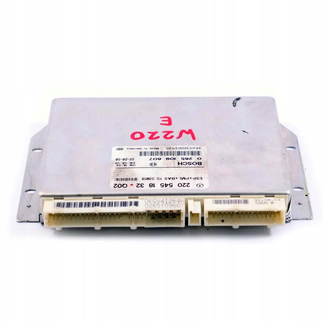 Mercedes-Benz S-Klasse W220 ESP PML BAS Steuergerät ECU Modul für mit Teilenummer A2205451832 Mercedes-Benz S-Klasse W220 ESP PML BAS Steuergerät ECU Modul - SKU A2205451832 - Teilenummer A2205451832