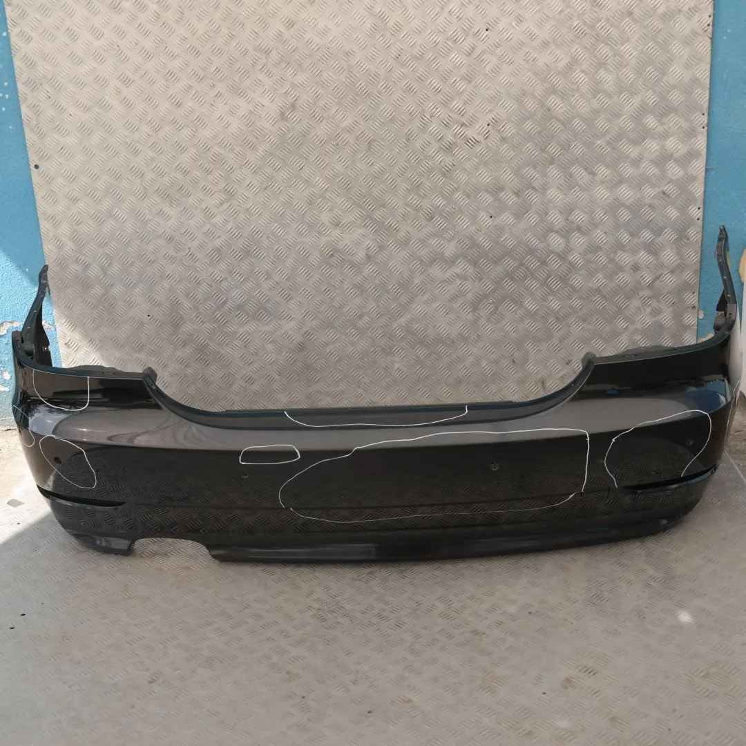 BMW 5 SERIES E60N E60 LCi Saloon Rear Bumper PDC Black Sapphire Metallic 475 - SKU 0422349-BS - Part number 422349