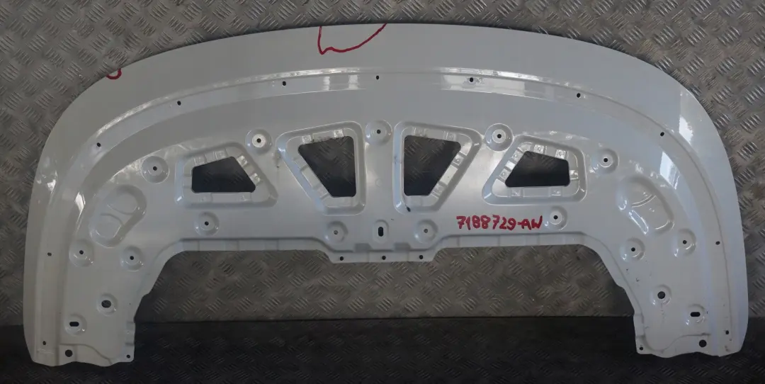 BMW 1 Series E88 Convertible Folding Top Compartment Lid Cover Alpinweiss White - SKU 7188729-AW - Part number 7188729