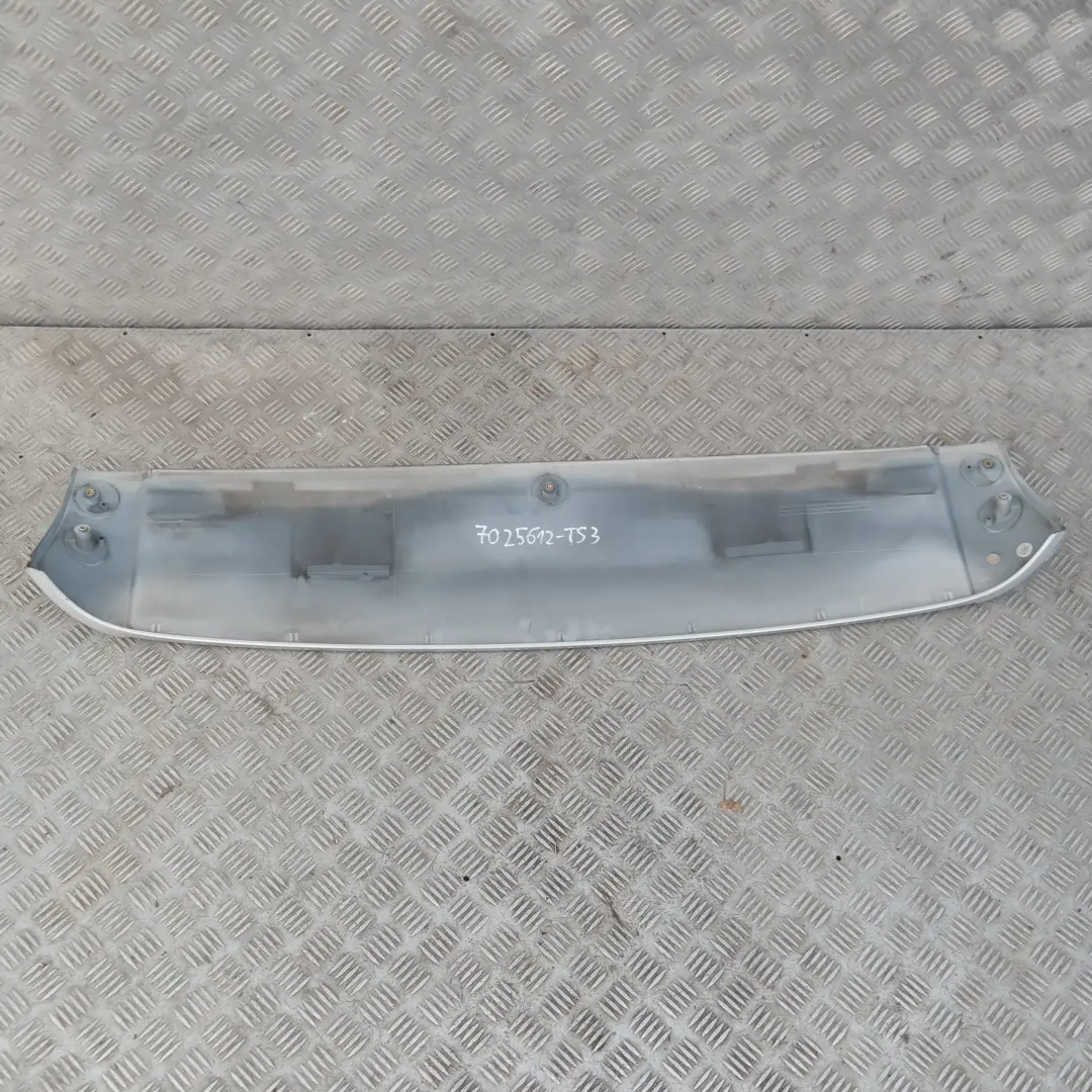 BMW X5 SERIES 3 E53 Rear Spoiler Upper Titansilber Titan Silber Silver - SKU 7025612-TS3 - Part number 7025612