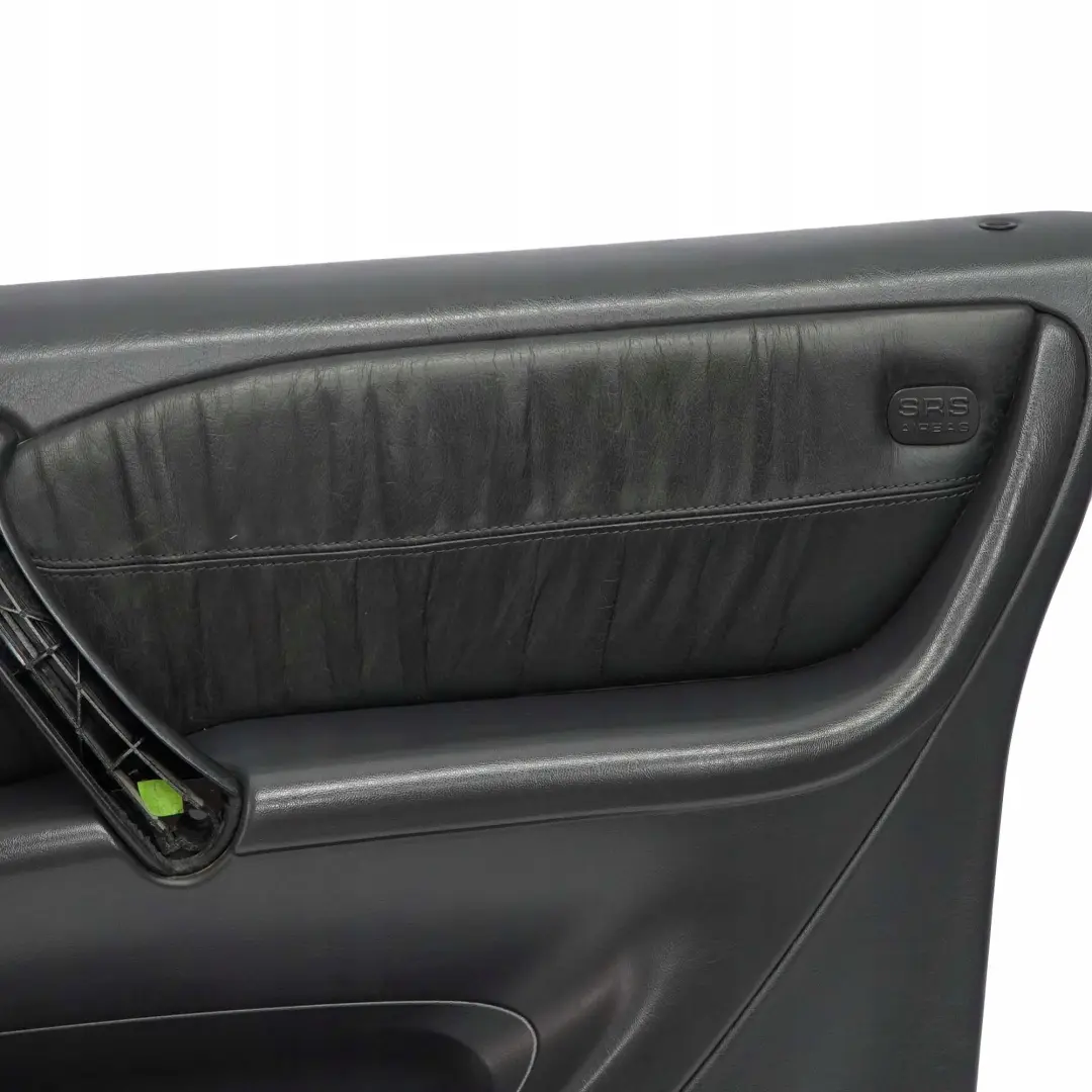 Mercedes-Benz ML W163 Front Right O/S Door Card Trim Panel Black Leather to with Part number A1637203670 Mercedes-Benz ML W163 Front Right O/S Door Card Trim Panel Black Leather - SKU A1637203670 - Part number A1637203670