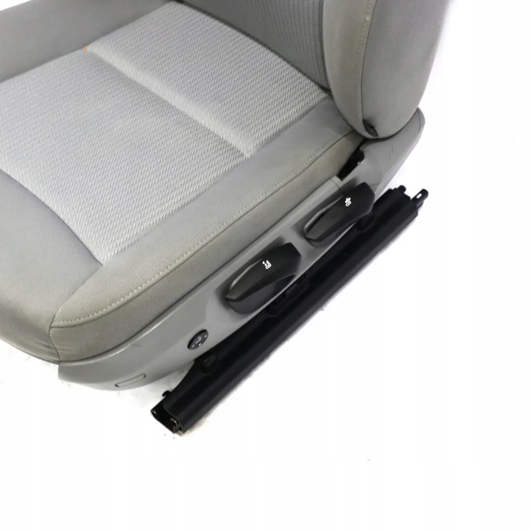 BMW E90 E91 LCI Cloth Fabric Vertex Interior Front Left N/S Seat Grey Lumbar - SKU 7212157-3 - Part number 7212157