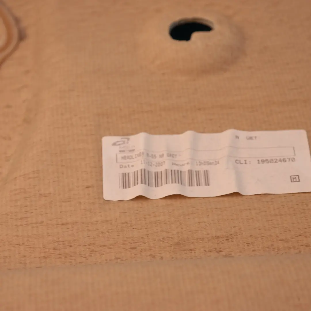 Headlining Roof Lining Hellgrau Light Grey to BMW MINI Clubman R55 with Part number 2755898 BMW MINI Clubman R55 Headlining Roof Lining Hellgrau Light Grey - SKU 2755898 - Part number 2755898