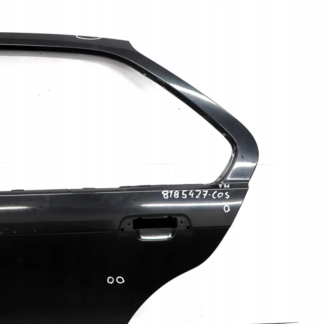 Berline Porte Arriere Gauche Noir Cosmos Noir Metallise - 303 pour BMW E36 à propos du numéro de pièce 8185427 BMW E36 Berline Porte Arriere Gauche Noir Cosmos Noir Metallise - 303 - SKU 8185427-COS - Numéro de pièce 8185427
